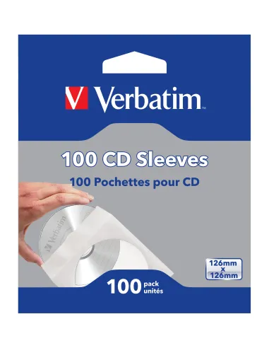 Verbatim Fundas de CD (papel), paq 100