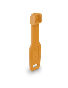 Lindy 47897 bloqueador de puerto Bloqueador de puerto + clave RJ-45 Naranja Acrilonitrilo butadieno estireno (ABS) 10 pieza(s) 2