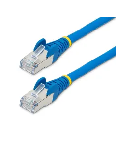 StarTech.com Cable de 10m de Red Ethernet CAT6a - Azul - Low Smoke Zero Halogen (LSZH) - 10GbE - 500MHz - PoE++ de 100W -