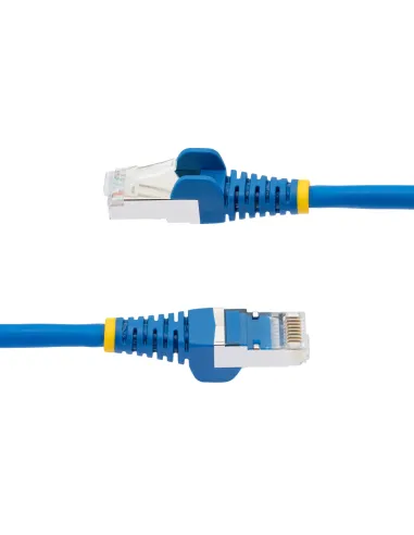 StarTech.com Cable de 7m de Red Ethernet CAT6a - Azul - Low Smoke Zero Halogen (LSZH) - 10GbE - 500MHz - PoE++ de 100W -