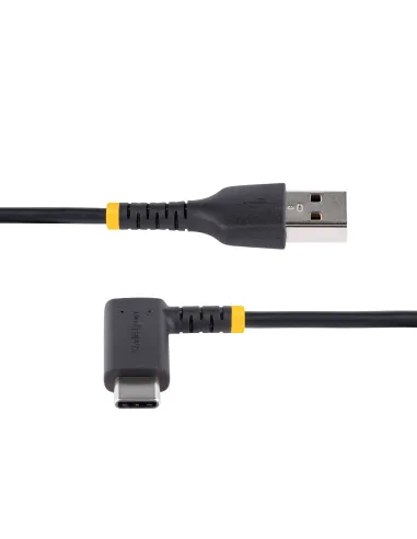 StarTech.com Cable de Carga USB-A a USB-C de 15cm - Cable de Carga Rápida de Servicio Pesado USB Tipo C - Cable USB 2.0 - Cable
