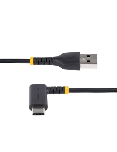 StarTech.com Cable de Carga USB-A a USB-C de 15cm - Cable de Carga Rápida de Servicio Pesado USB Tipo C - Cable USB 2.0 - Cable
