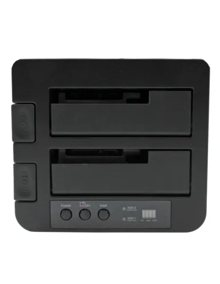 StarTech.com Duplicador USB 3.0 (5Gbps) o eSATA de Discos Duros de 2 Bahías, Independiente, Clonador Copiador de SSD o HDD SATA