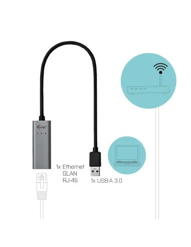 i-tec Metal USB 3.0 Gigabit Ethernet Adapter