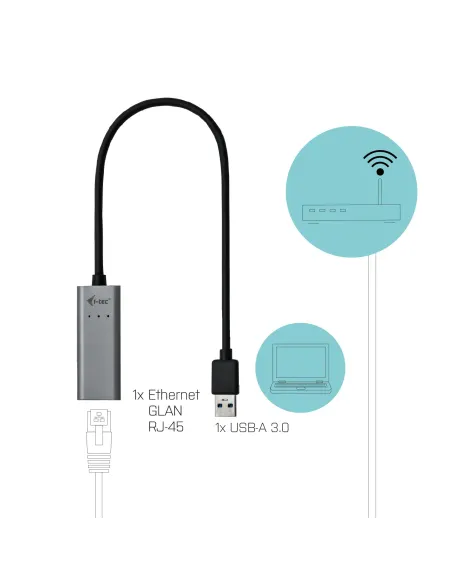 i-tec Metal USB 3.0 Gigabit Ethernet Adapter