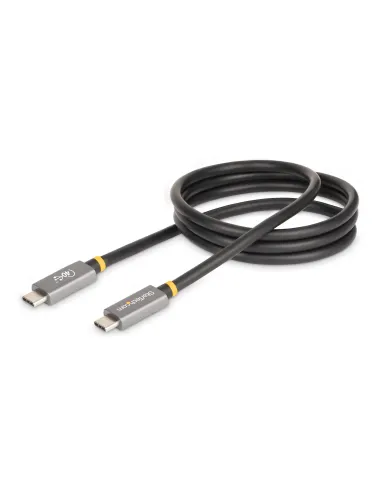StarTech.com Cable USB4 de 1m - Cable USB-C Certificado USB-IF 40Gbps - Cable USB Tipo C - Power Delivery PD de 100W 5A - Modo