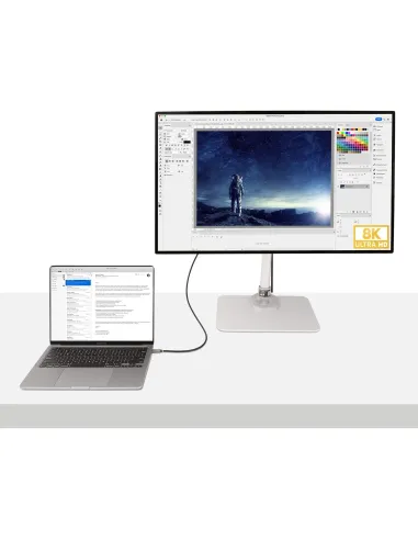 StarTech.com Cable USB4 de 1m - Cable USB-C Certificado USB-IF 40Gbps - Cable USB Tipo C - Power Delivery PD de 100W 5A - Modo