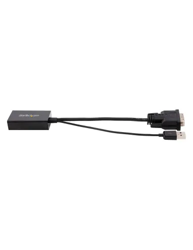 StarTech.com Adaptador DVI a DisplayPort Alimentado por USB - Conversor DVI a DisplayPort - Convertidor DVI-D a DP - 1920x1200