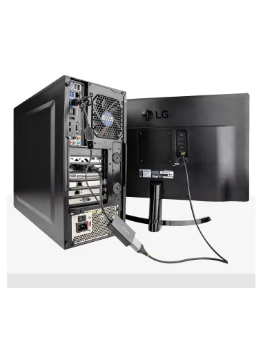 StarTech.com Adaptador DVI a DisplayPort Alimentado por USB - Conversor DVI a DisplayPort - Convertidor DVI-D a DP - 1920x1200