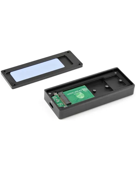 StarTech.com Caja USB 3.1 Gen 2 (10Gbps) para Unidades SSD NVMe M.2 - Resistente al Agua y el Polvo - IP67