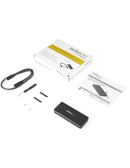 StarTech.com Caja USB 3.1 Gen 2 (10Gbps) para Unidades SSD NVMe M.2 - Resistente al Agua y el Polvo - IP67