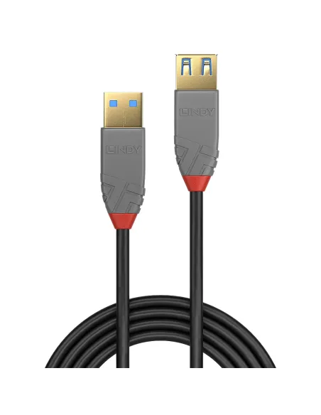 Lindy 36762 cable USB USB 3.2 Gen 1 (3.1 Gen 1) 2 m USB A 5 Gbit s Negro
