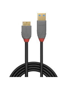 Lindy 36766 cable USB USB 3.2 Gen 1 (3.1 Gen 1) 1 m USB A Micro-USB B 5 Gbit s Negro 2