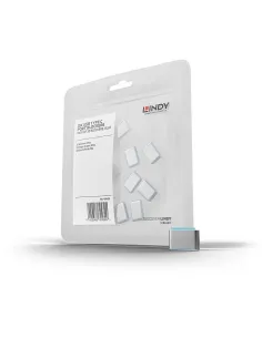Lindy 40466 bloqueador de puerto USB Tipo C Azul Acrilonitrilo butadieno estireno (ABS) 10 pieza(s)