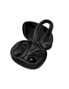 JVC HA-EC25T Auriculares True Wireless Stereo (TWS) gancho de oreja, Dentro de oído Llamadas Música Bluetooth Negro