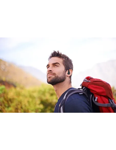 JVC HA-EC25T Auriculares True Wireless Stereo (TWS) gancho de oreja, Dentro de oído Llamadas Música Bluetooth Negro