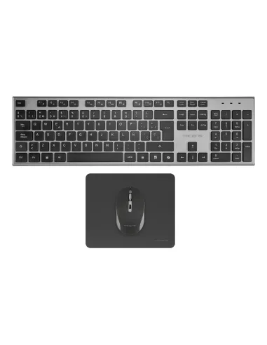 Tacens 6ZENITHIT teclado Ratón incluido Hogar   Oficina RF inalámbrico QWERTY Italiano Gris
