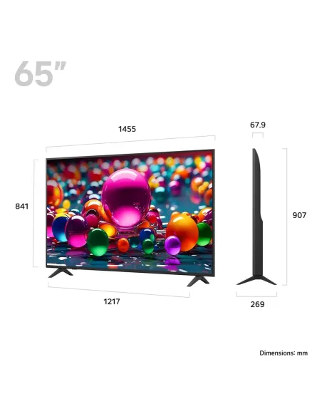 LG 65UA75006LA Televisor 165,1 cm (65") 4K Ultra HD Smart TV Wifi Negro
