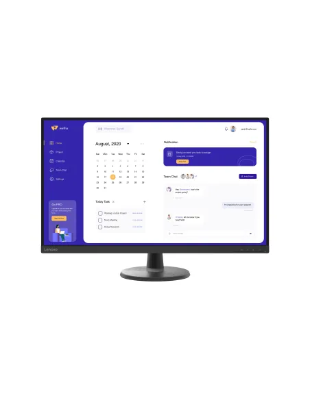 Lenovo C32u-40 pantalla para PC 80 cm (31.5") 3840 x 2160 Pixeles 4K Ultra HD LED Negro