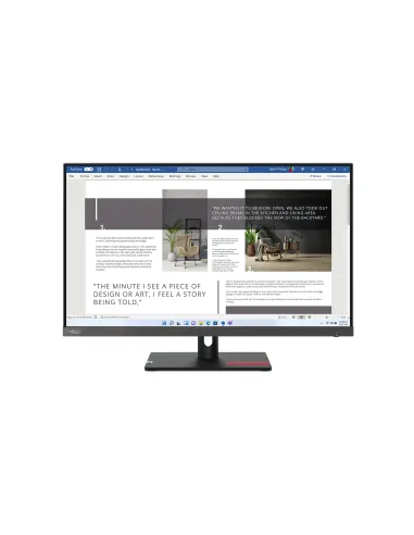 Lenovo ThinkVision S27i-30 pantalla para PC 68,6 cm (27") 1920 x 1080 Pixeles Full HD LED Gris