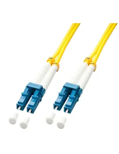 Lindy 47451 Cable de fibra óptica e InfiniBand 2 m LC Amarillo