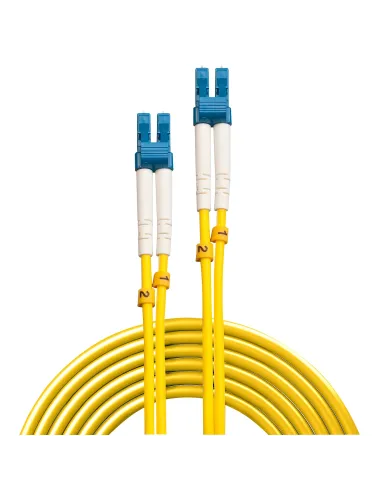 Lindy 47451 Cable de fibra óptica e InfiniBand 2 m LC Amarillo