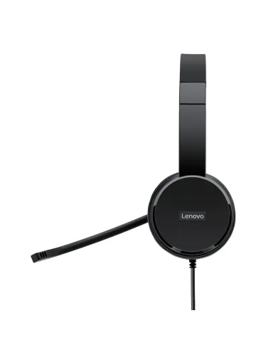 Lenovo 4XD0X88524 auricular y casco Auriculares Alámbrico Diadema Oficina Centro de llamadas Negro
