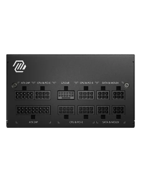 MSI MAG A850GL PCIE5 unidad de fuente de alimentación 850 W 20+4 pin ATX ATX Negro