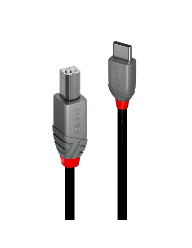 Lindy 36940 cable USB USB 2.0 0,5 m USB C USB B 0,48 Gbit s Negro