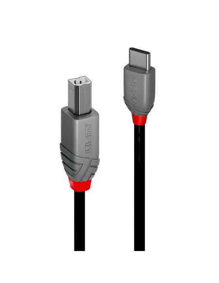 Lindy 36940 cable USB USB 2.0 0,5 m USB C USB B 0,48 Gbit s Negro