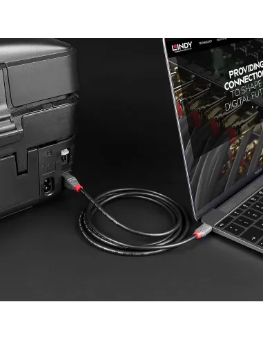 Lindy 36940 cable USB USB 2.0 0,5 m USB C USB B 0,48 Gbit s Negro