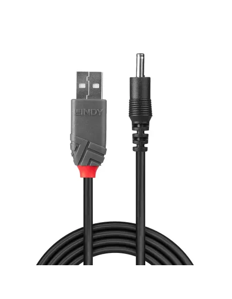 Lindy 70266 cable de transmisión Negro 1,5 m USB A