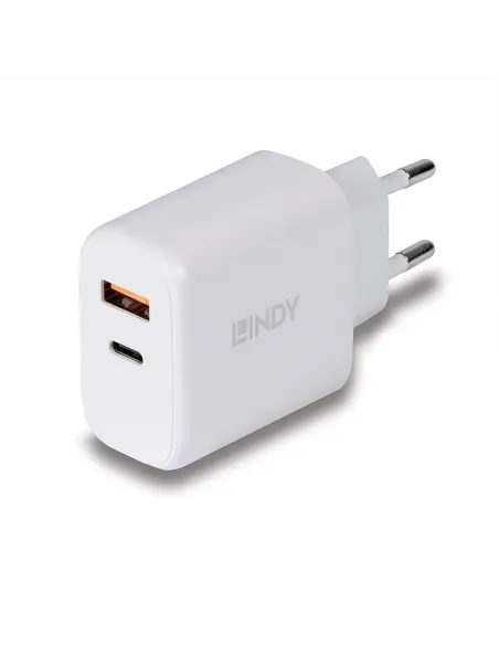 Lindy 73424 cargador de dispositivo móvil Universal Blanco Corriente alterna Carga rápida Interior