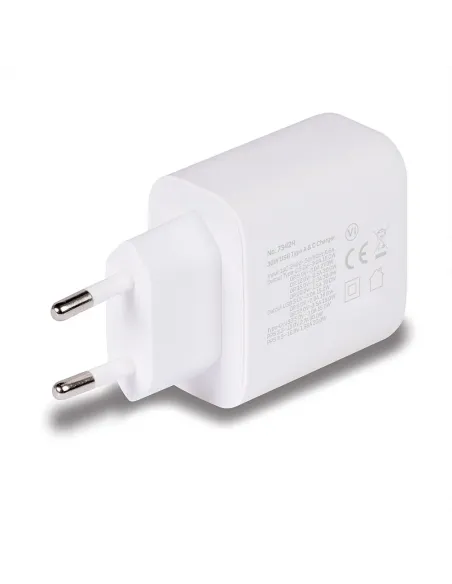 Lindy 73424 cargador de dispositivo móvil Universal Blanco Corriente alterna Carga rápida Interior