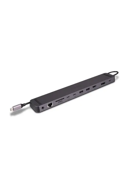 Lindy 43392 base para portátil y replicador de puertos Acoplamiento USB 3.2 Gen 1 (3.1 Gen 1) Type-C Antracita