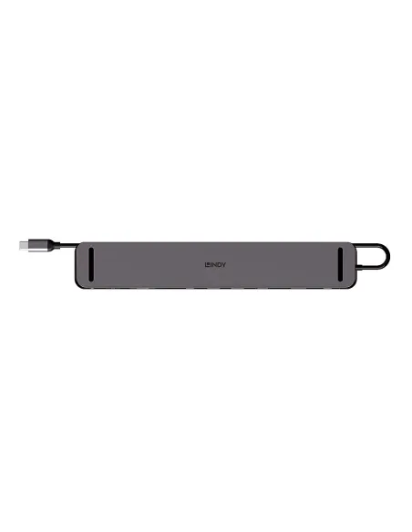 Lindy 43392 base para portátil y replicador de puertos Acoplamiento USB 3.2 Gen 1 (3.1 Gen 1) Type-C Antracita