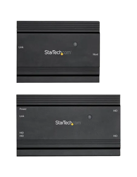 StarTech.com Hub Concentrador Extensor USB 2.0 de 4 Puertos por un Solo Cable Ethernet CAT5e CAT6 RJ45 - 100m - Juego de