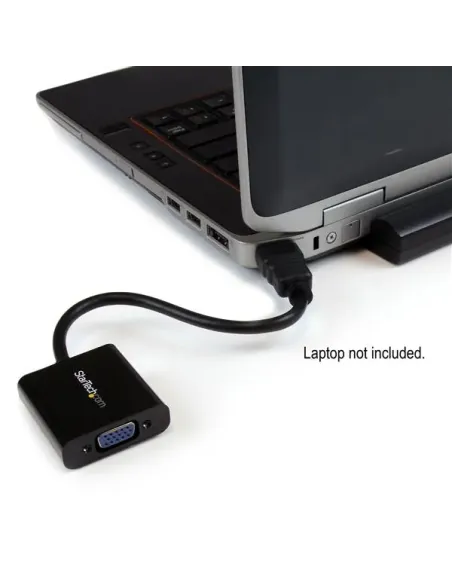 StarTech.com Adaptador Conversor de Vídeo HDMI a VGA HD15 - Cable Convertidor - 1920x1200 - 1080p