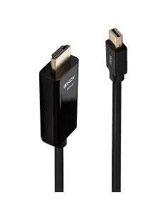 Lindy 36926 adaptador de cable de vídeo 1 m HDMI tipo A (Estándar) Mini DisplayPort Negro