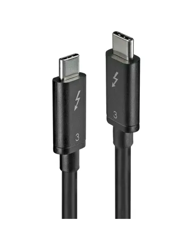 Lindy 41555 cable Thunderbolt 0,5 m 40 Gbit s Negro