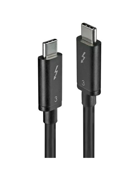 Lindy 41555 cable Thunderbolt 0,5 m 40 Gbit s Negro