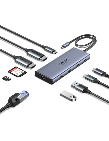 Ugreen REVODOK PRO 10 10IN1 HDMI DOCK Gris