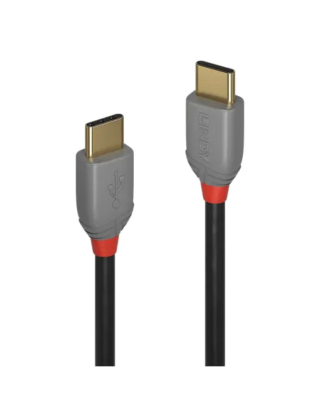 Lindy 36871 cable USB USB 2.0 1 m USB C 0,48 Gbit s Negro, Gris