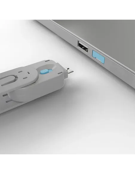 Lindy 40452 bloqueador de puerto Bloqueador de puerto + clave USB tipo A Azul Acrilonitrilo butadieno estireno (ABS) 5 pieza(s)