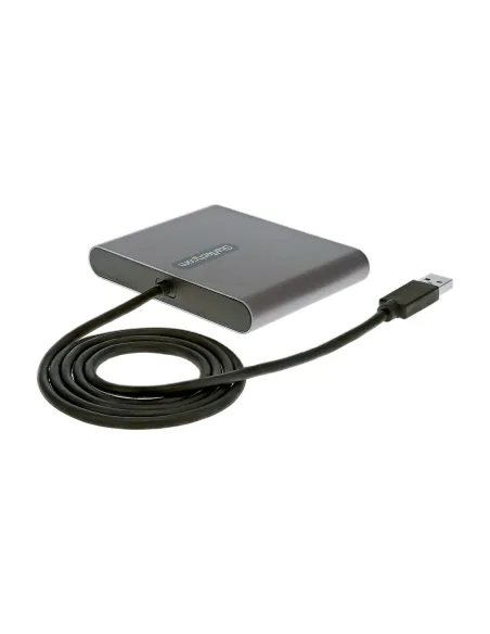 StarTech.com Adaptador USB 3.0 a 4 Puertos HDMI - Tarjeta Gráfica y de Vídeo Externa - Dongle Llave USB-A a 4x HDMI - 1080p a