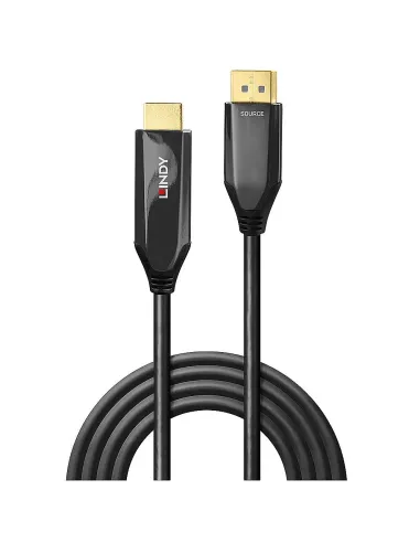 Lindy 40931 adaptador de cable de vídeo 2 m HDMI tipo A (Estándar) DisplayPort Negro