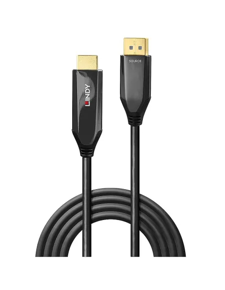 Lindy 40931 adaptador de cable de vídeo 2 m HDMI tipo A (Estándar) DisplayPort Negro