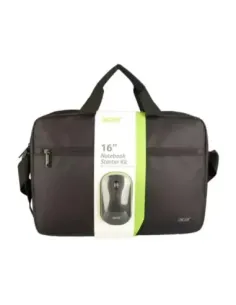 Maletin acer para portatil 16 pulgadas negro + raton