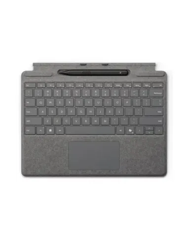 Teclado microsoft surface pro + pen platino