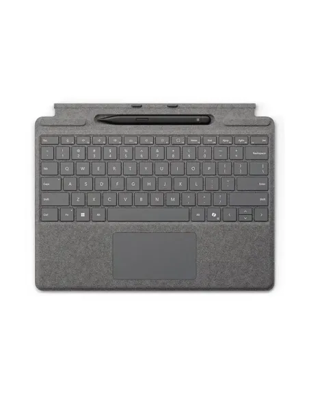 Teclado microsoft surface pro + pen platino